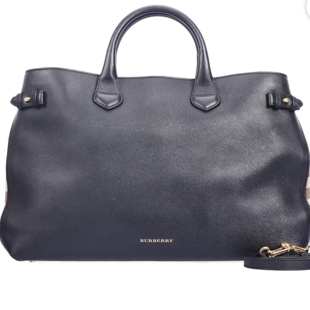 Burberry Leather Tote Bag